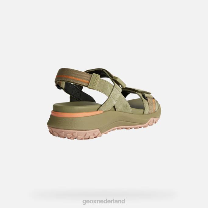 Geox sorapis greep vrouw 282Z1671 pistache