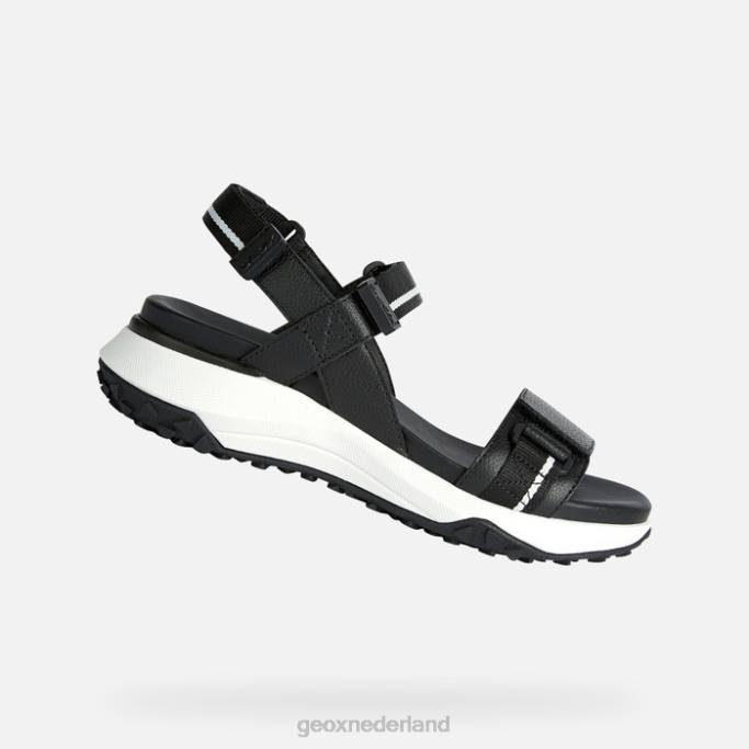 Geox sorapis greep vrouw 282Z77 zwart