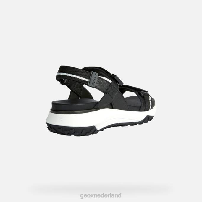 Geox sorapis greep vrouw 282Z77 zwart