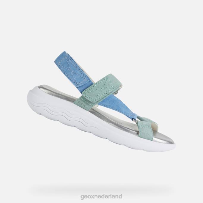 Geox spherica ec5w vrouw 282Z35 blauw/aqua