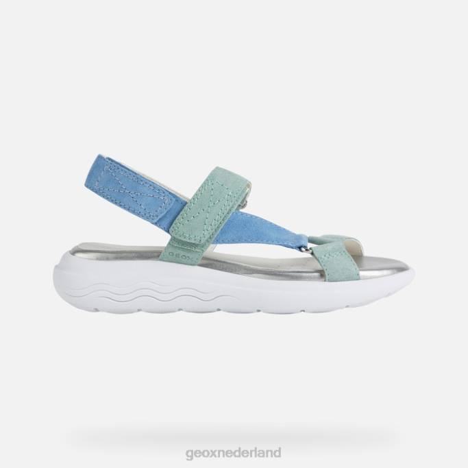 Geox spherica ec5w vrouw 282Z35 blauw/aqua