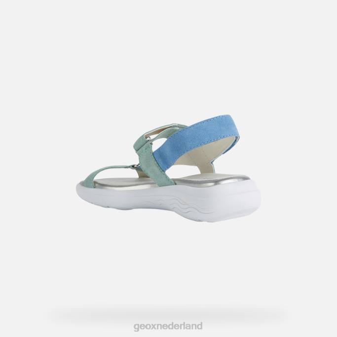 Geox spherica ec5w vrouw 282Z35 blauw/aqua