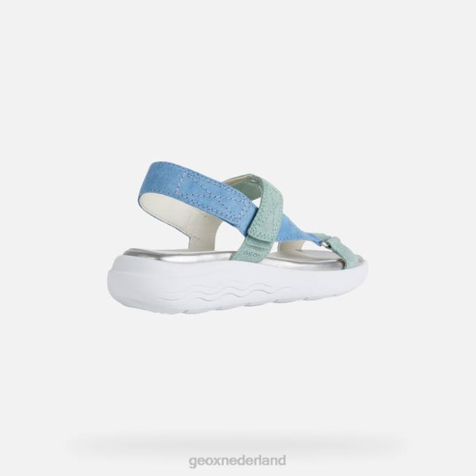 Geox spherica ec5w vrouw 282Z35 blauw/aqua