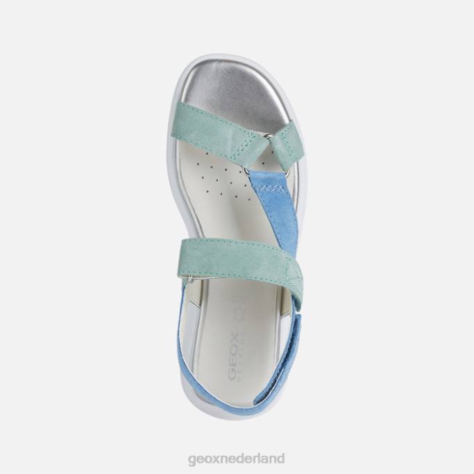 Geox spherica ec5w vrouw 282Z35 blauw/aqua