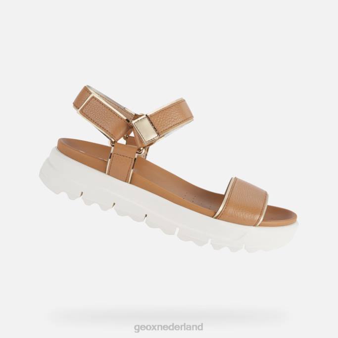 Geox xen 2.1s vrouw 282Z141 kameel/licht goud
