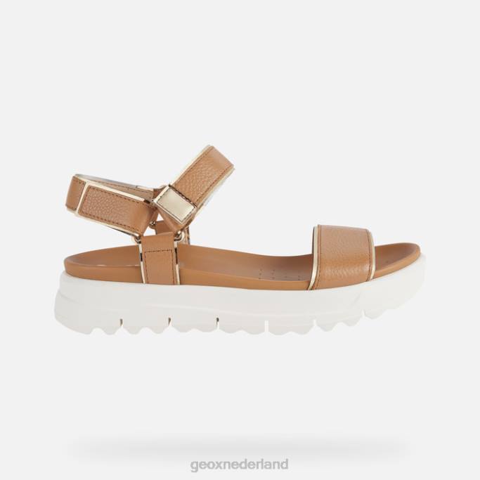 Geox xen 2.1s vrouw 282Z141 kameel/licht goud