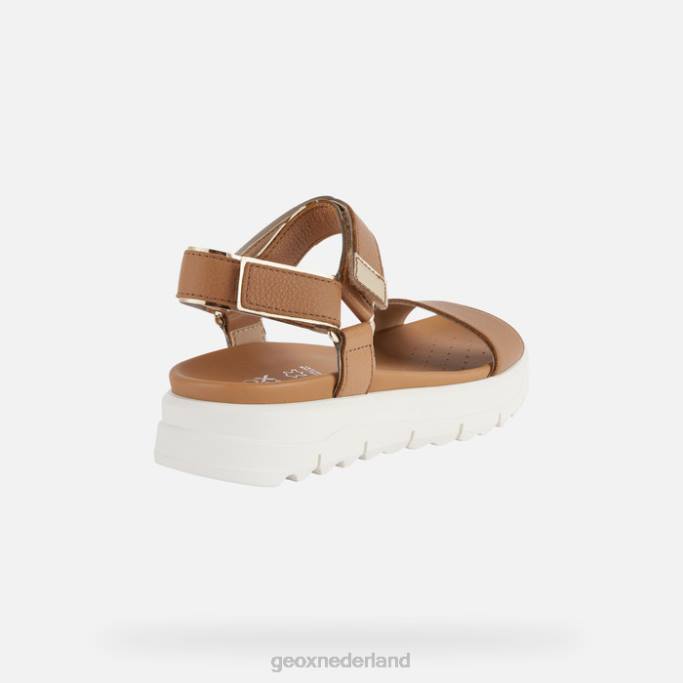 Geox xen 2.1s vrouw 282Z141 kameel/licht goud