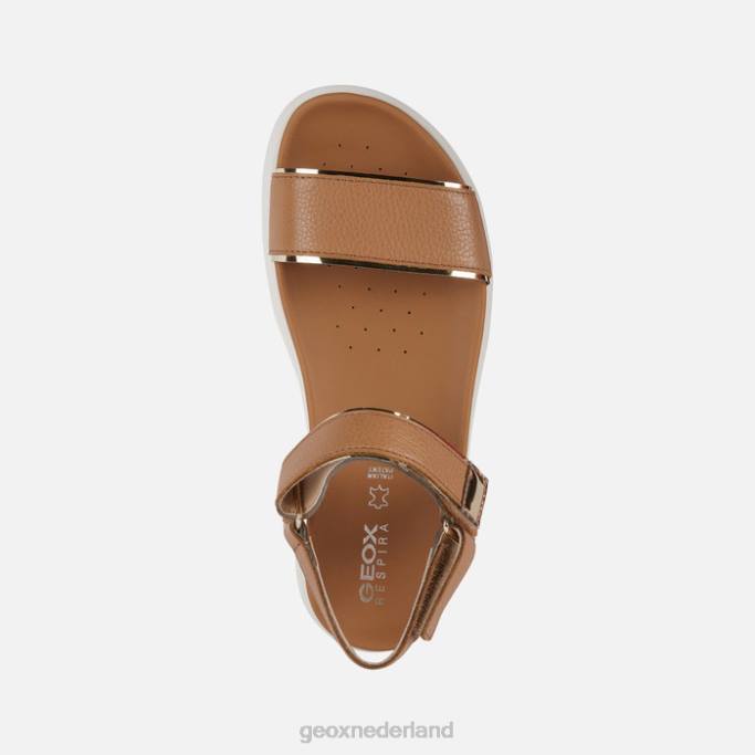 Geox xen 2.1s vrouw 282Z141 kameel/licht goud