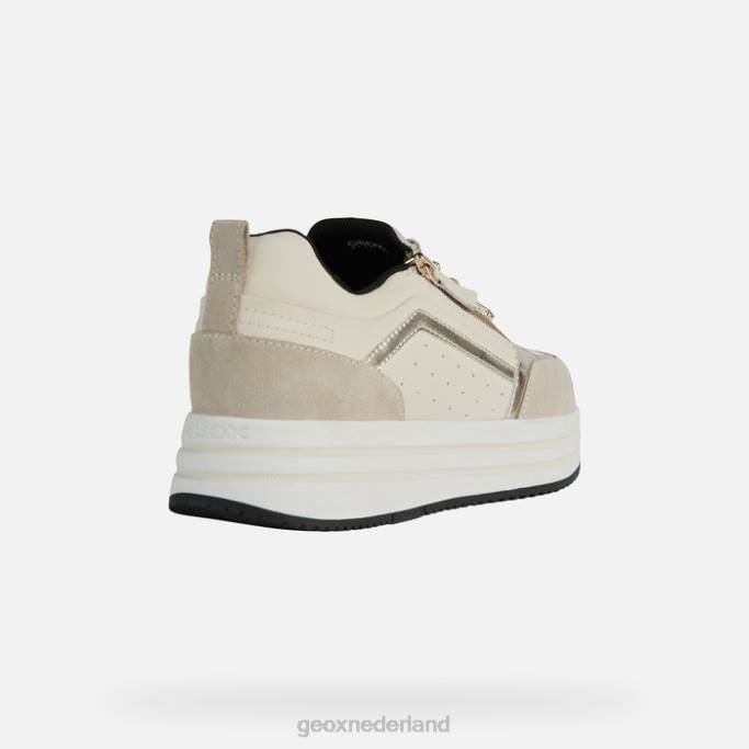 Geox Kency vrouw 282Z447 licht taupe/crème