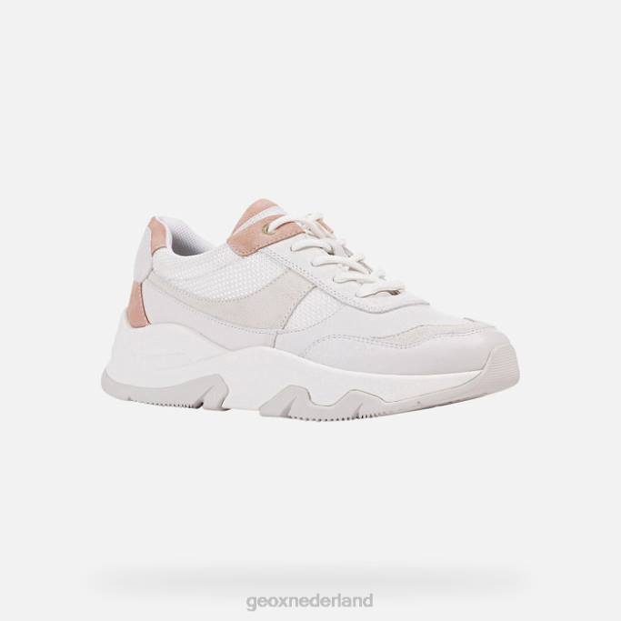 Geox Kristene vrouw 282Z416 wit/donkerroze