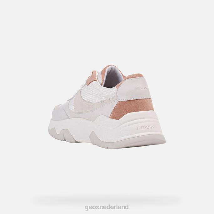 Geox Kristene vrouw 282Z416 wit/donkerroze