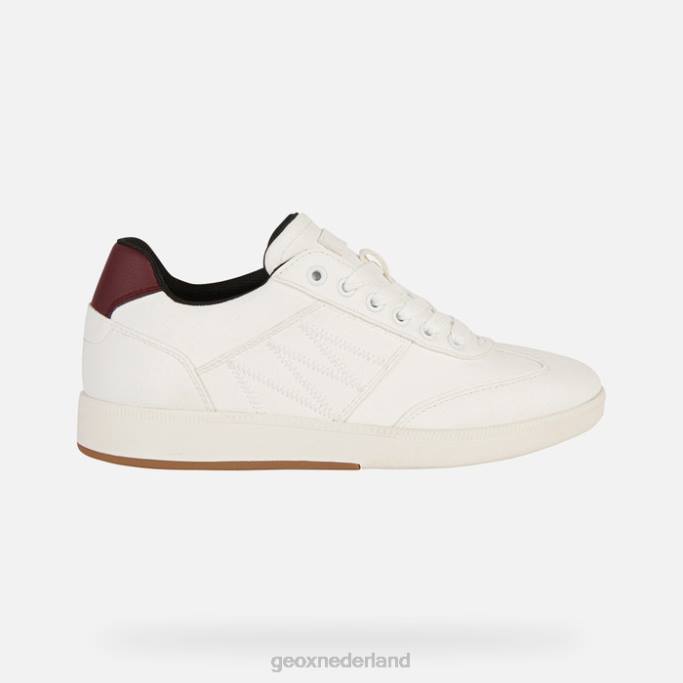 Geox Meleda vrouw 282Z253 wit/donker bordeaux