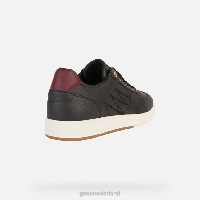 Geox Meleda vrouw 282Z254 zwart/dk bordeaux