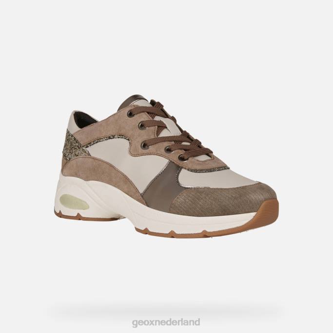 Geox aluur vrouw 282Z245 ijs/donkerbeige