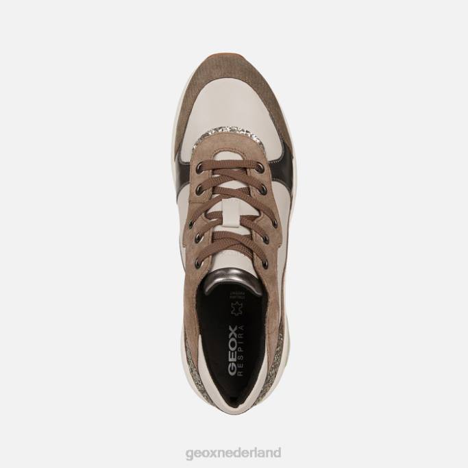 Geox aluur vrouw 282Z245 ijs/donkerbeige