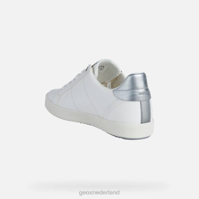 Geox bloeiende vrouw 282Z493 wit zilver