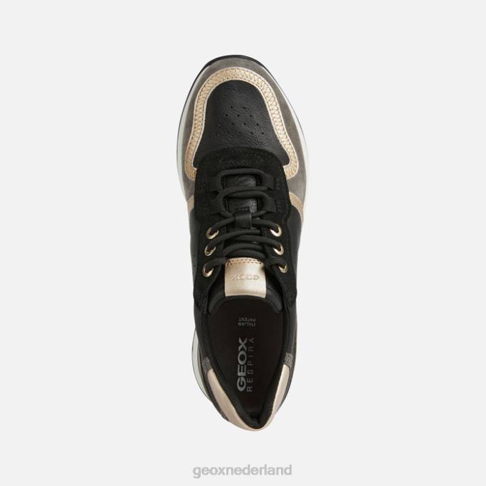 Geox desya vrouw 282Z191 zwart/donkergrijs