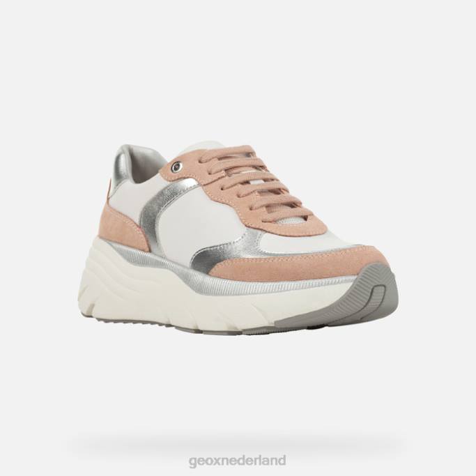 Geox diamant vrouw 282Z224 wit/naakt