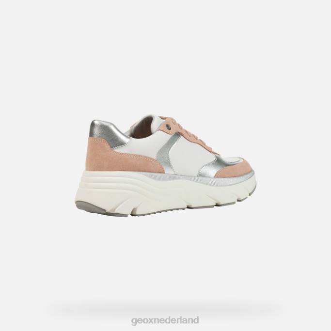 Geox diamant vrouw 282Z224 wit/naakt