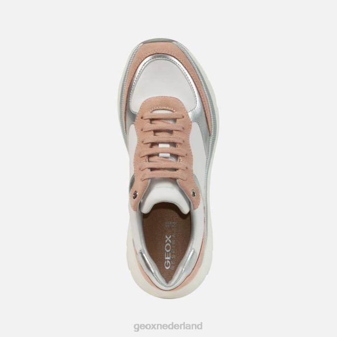 Geox diamant vrouw 282Z224 wit/naakt