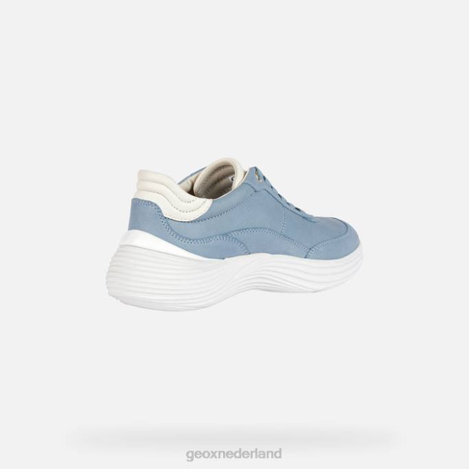 Geox fluctis vrouw 282Z91 lichte lucht/wit
