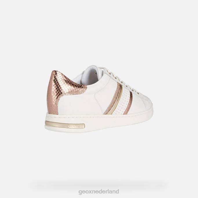 Geox jayen vrouw 282Z145 wit/rosé goud