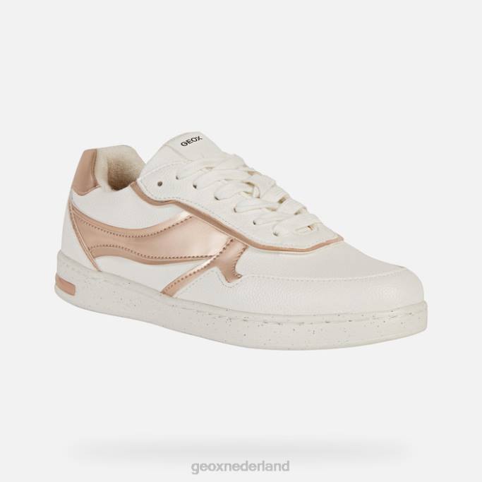 Geox jayen vrouw 282Z217 wit/rosé goud
