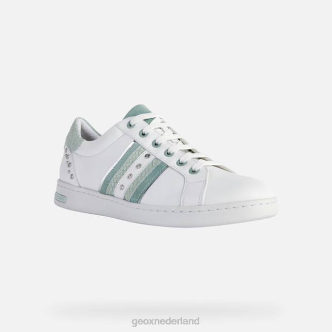 Geox jayen vrouw 282Z318 wit/lt groen