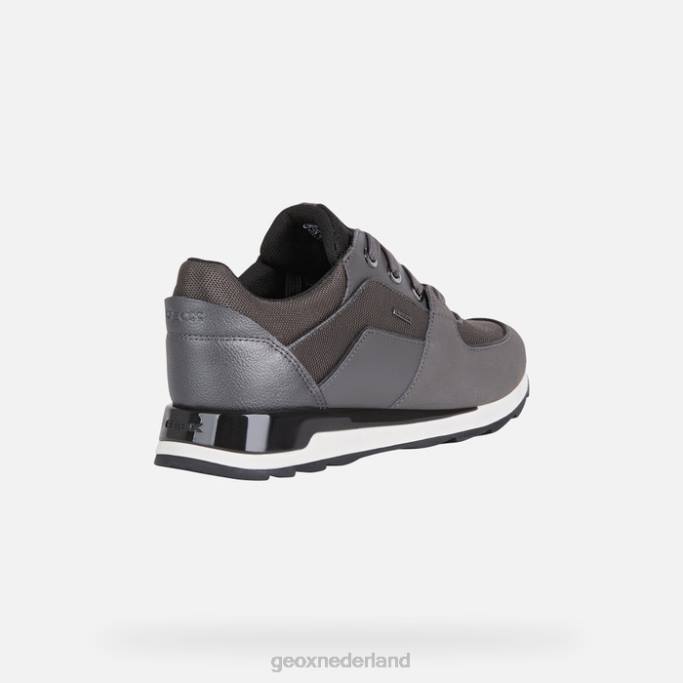Geox nieuwe aneko abx-vrouw 282Z596 donkergrijs/zwart