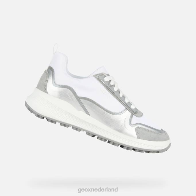 Geox pg1x vrouw 282Z1700 lichtgrijs/wit