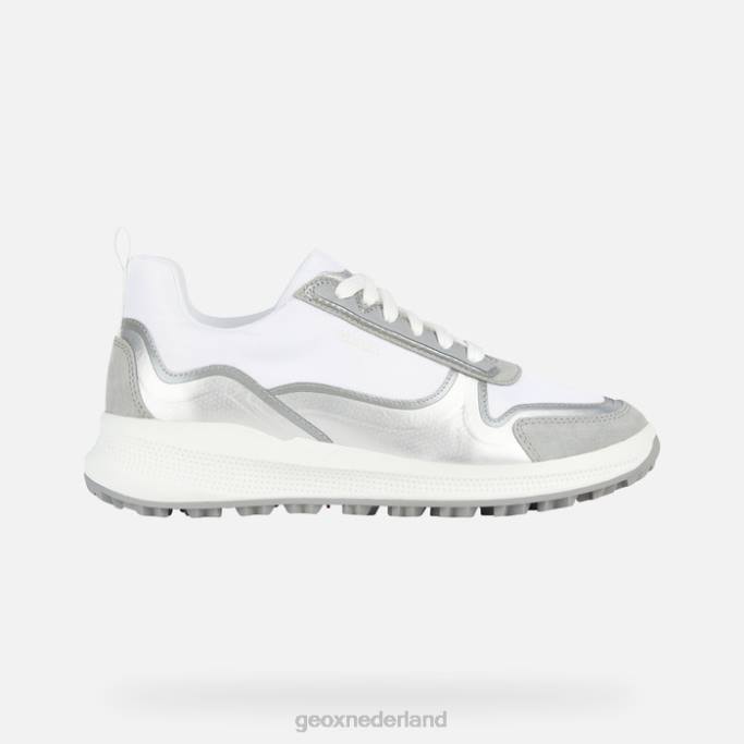Geox pg1x vrouw 282Z1700 lichtgrijs/wit