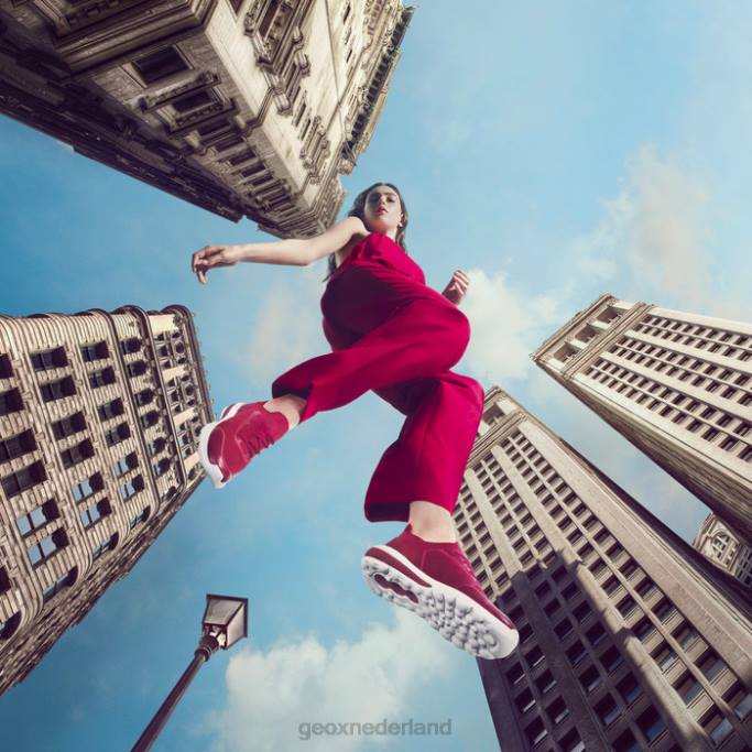 Geox spherica actieve vrouw 282Z1691 donkerrood