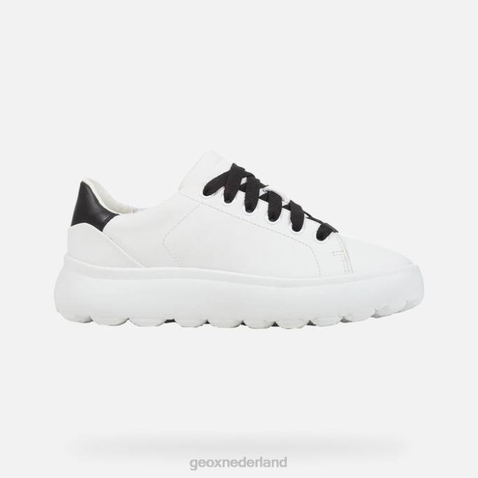 Geox spherica ec4.1 vrouw 282Z1689 wit Zwart