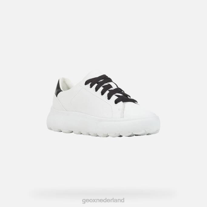 Geox spherica ec4.1 vrouw 282Z1689 wit Zwart