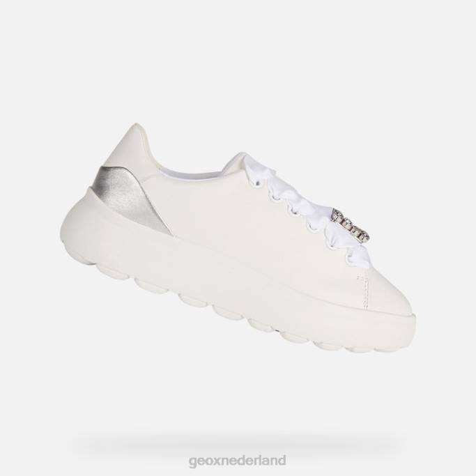 Geox spherica ec4.1 vrouw 282Z267 wit zilver