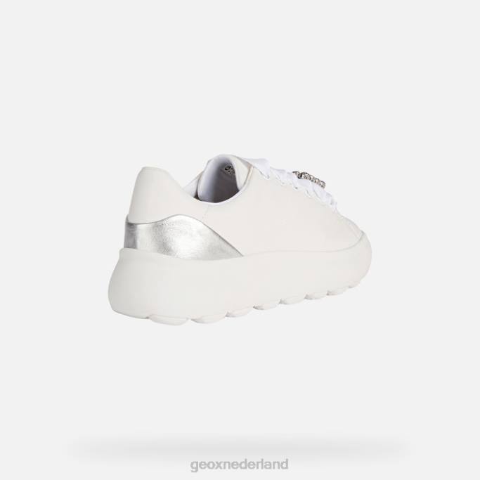 Geox spherica ec4.1 vrouw 282Z267 wit zilver