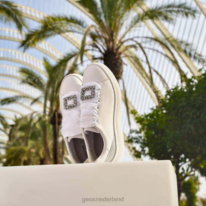 Geox spherica ec4.1 vrouw 282Z267 wit zilver