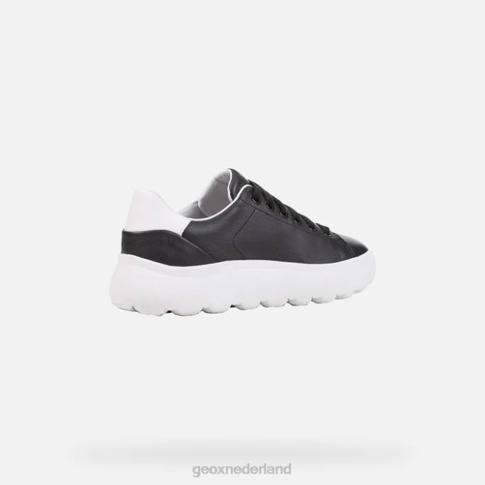 Geox spherica ec4.1 vrouw 282Z85 zwart wit