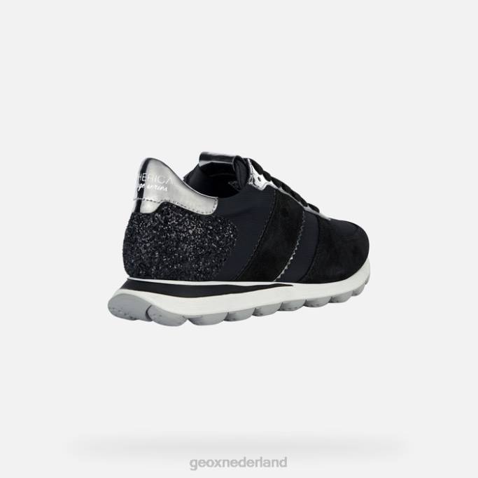 Geox spherica vseries vrouw 282Z1659 zwart/pistool