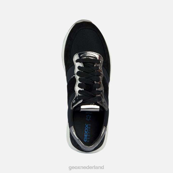 Geox spherica vseries vrouw 282Z1659 zwart/pistool