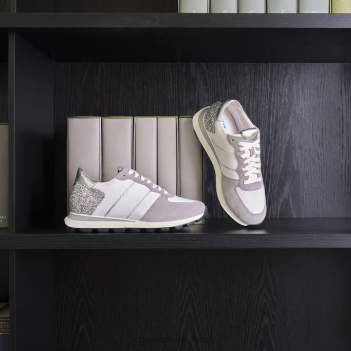 Geox spherica vseries vrouw 282Z330 wit zilver